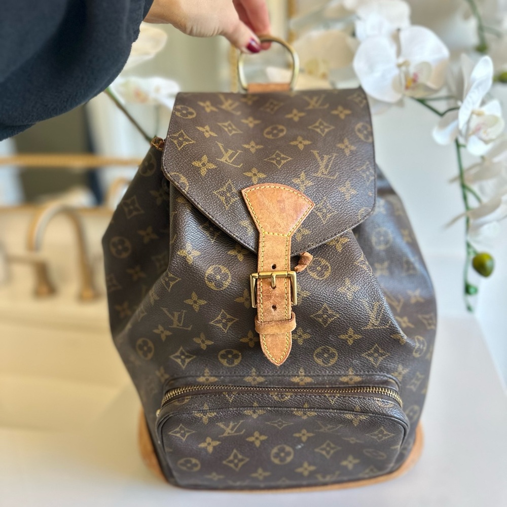 Louis Vuitton Monogram Montsouris GM Backpack 1999